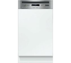 MIELE  G4720SCi clst Slimline Semi-integrated Dishwasher - Clean Steel